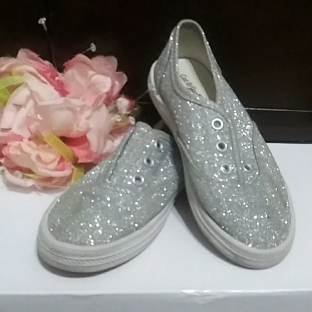 Sliver Glittering converse